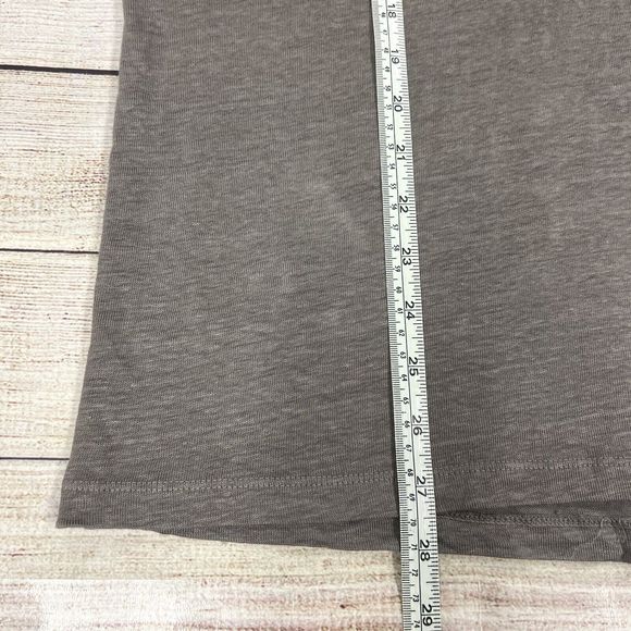 Wool & Co Mens Gray Linen Polo Short Sleeve Shirt Size M Made In Italy - Picture 9 of 9